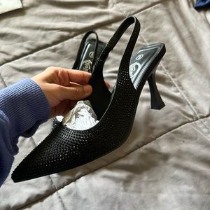 Black Pointed Toe Heels